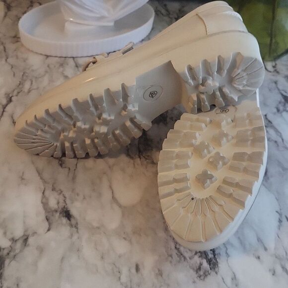 La Strada Loafer Street Beige Vegan Leather Women Moccasins Size EUR 38 ( US 8 ) - Picture 14 of 16